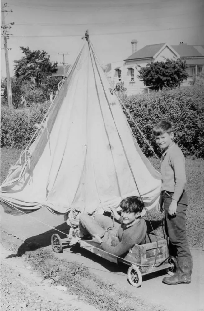 'Land yacht', Ōtāhuhu, 1967