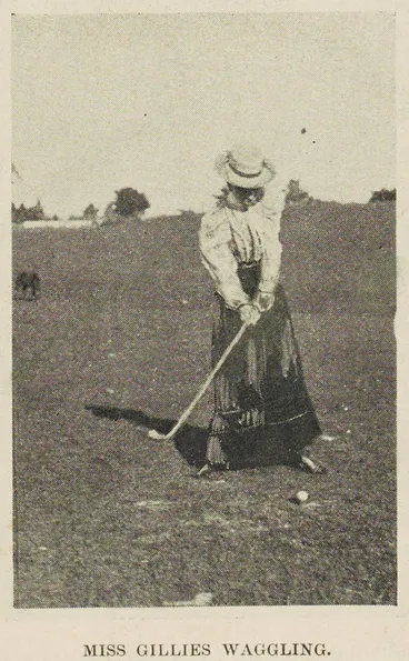 Image: Miss Gillies waggling