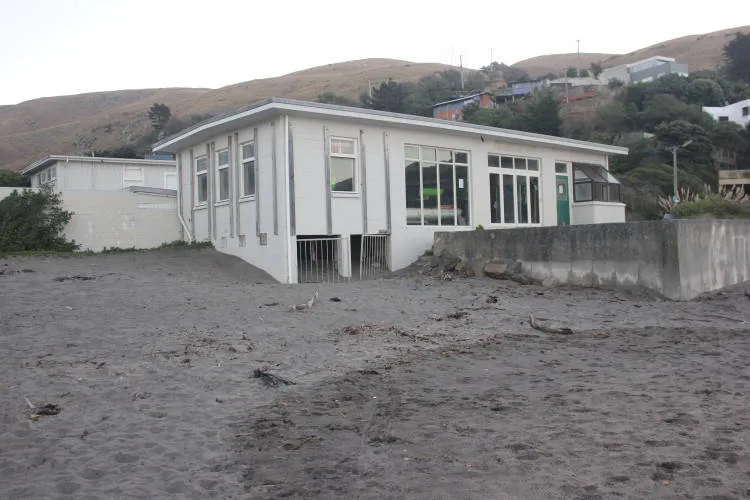 Taylors Mistake surf lifesaving club building, 2019