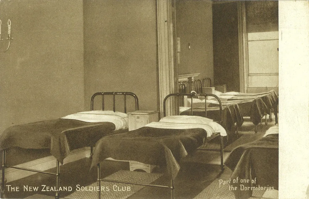 The New Zealand Soldiers Club: part of one of the dormitories