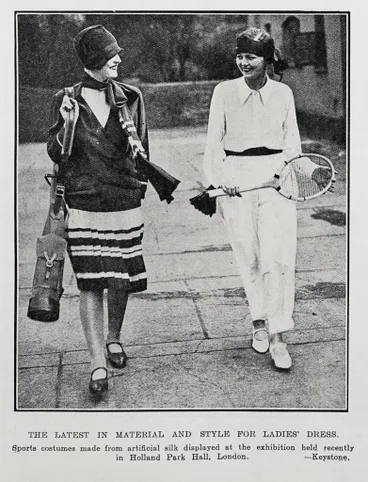 Image: The latest in material and style for ladies' dress