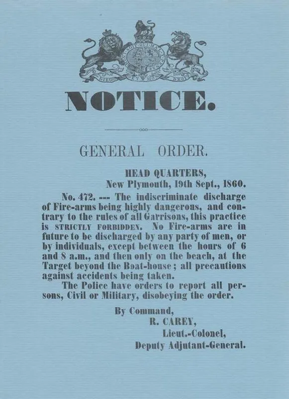 Taranaki Provincial Council public notices