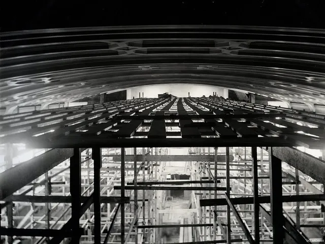 Interior Construction of Dunedin Town Hall