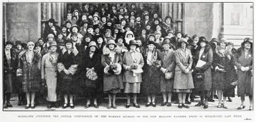 Image: Delegates attending the Annual Conference of the Women's Division of the New Zealand Farmers Union in Wellington last week