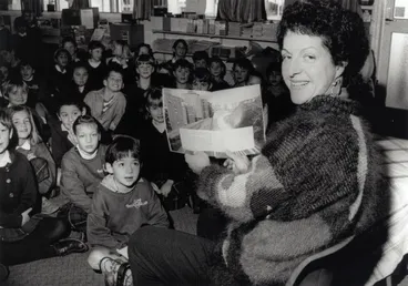 Image: Writer Pat Quinn at St Brendan's School