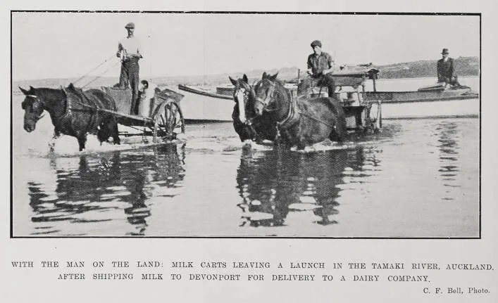 With the man on the land