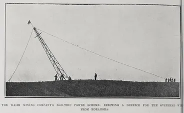Image: The Waihi Mining Company's Electric Power Scheme