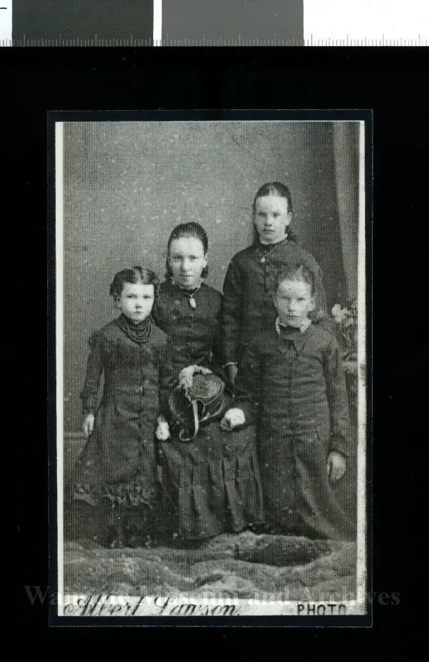 Mrs Cruickshank and three daughters
