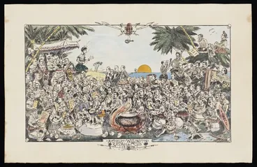 Image: Macbeth, W[illiam], fl 1908 :A Korero Wellington Savage Club 1908.