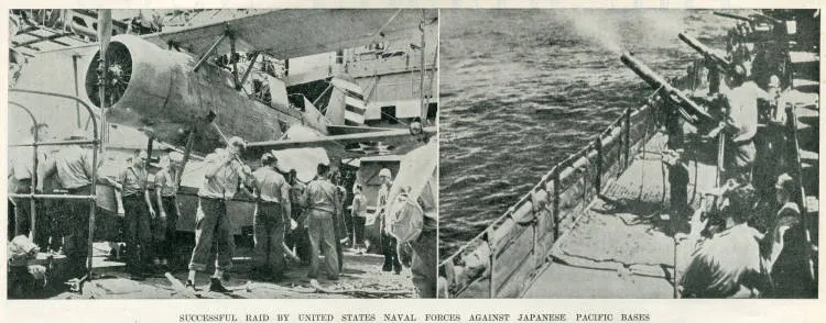 Successful raid by United States naval forces against Japanese Pacific bases in the Gilbert and Marshall islands