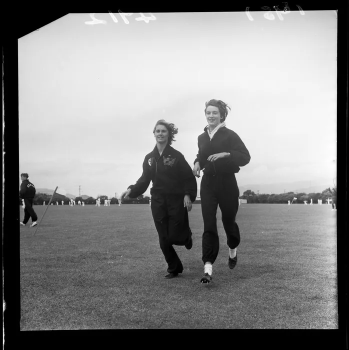 Athletes at Laykold Cup meeting, Petone