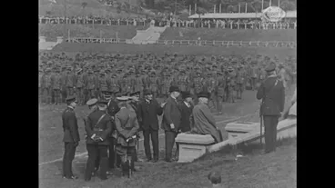 Image: NEW ZEALANDERS FOR THE FRONT: OFFICIAL FAREWELL