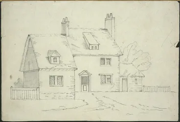 Image: Hunt, Cecilia Appelina, 1845-1932 :[English country cottage] Miss Glaisher, May 1861