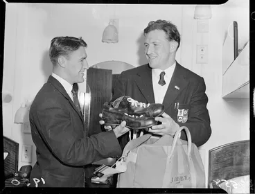 Image: British rugby team players