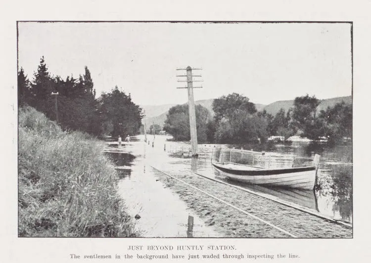Just beyond Huntly station