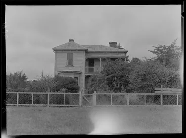 Image: Residence of the Prouse family (two-storied colonial villa), which is Levin's oldest building