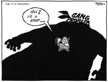 Image: The 'H' in Wanganui.. "Hell! It's a start..." 7 May 2009