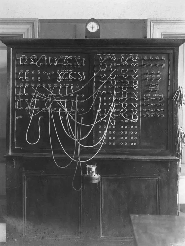 New (telegraph) test board, Oamaru Post Office