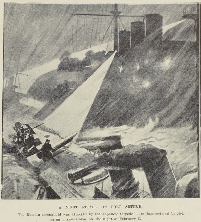 A night attack on Port Arthur