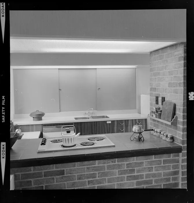 Kitchen interior, Littlejohn house, Wellington