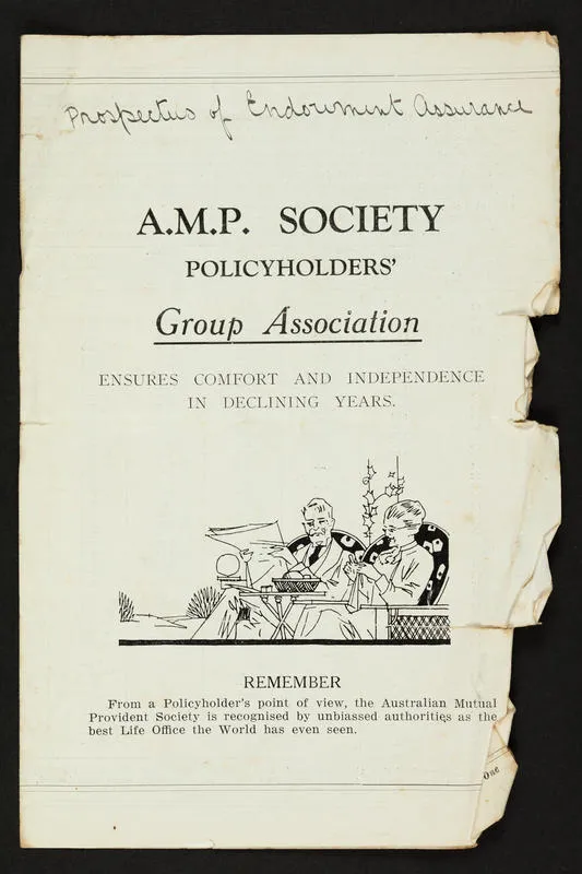 Leaflet: Australian Mutual Provident Society