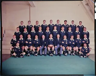 Image: All Blacks, New Zealand representative rugby union team, 1963
