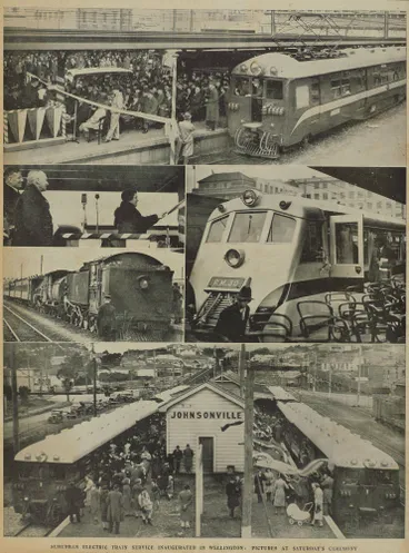 Image: Locomotives for the new suburban electric train service in Wellington
