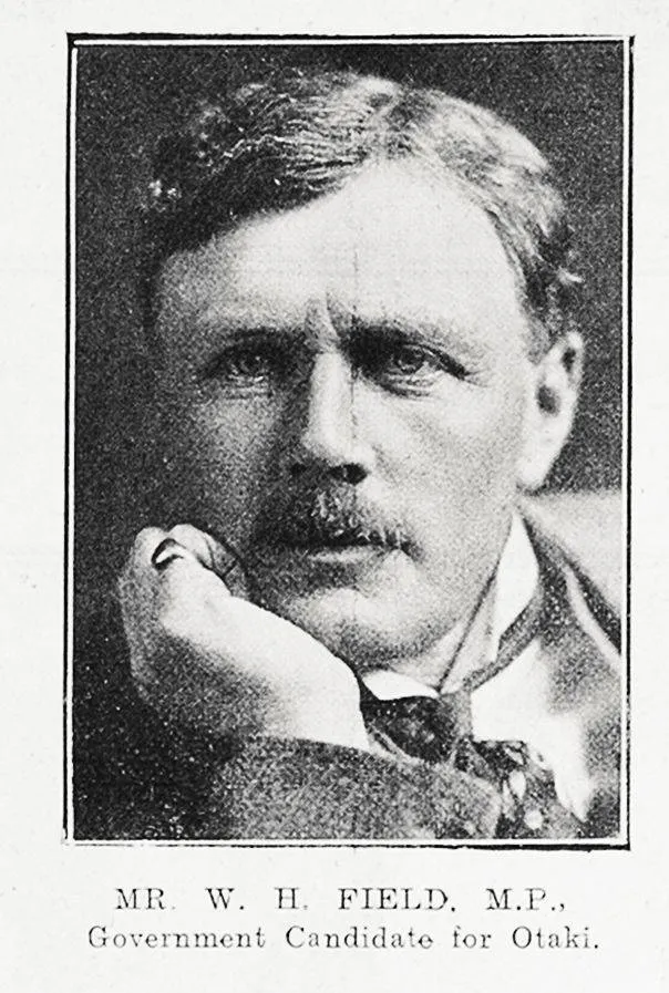 Mr W H Field M P, government candidate for Otaki