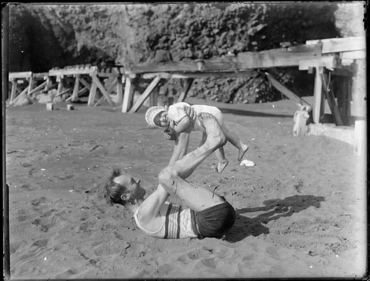 Shirley and Bert Jones at Whatipū