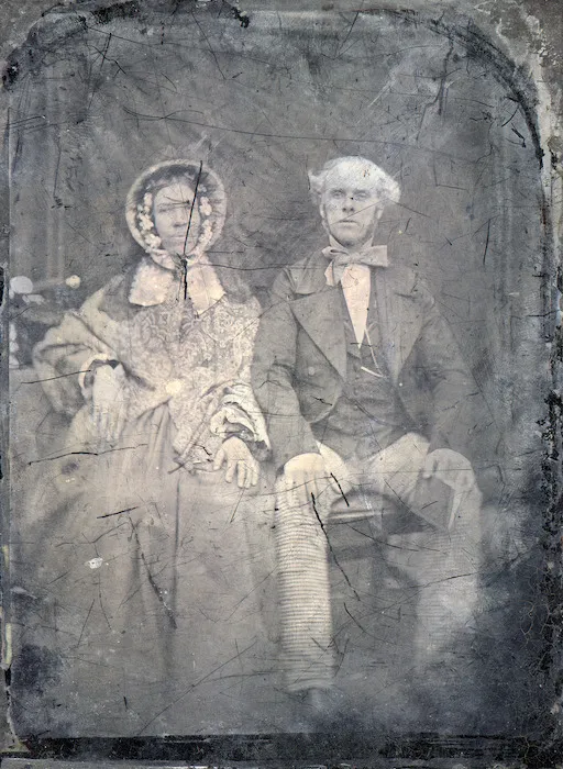 Unidentified man and woman