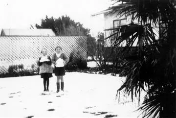 Snow in Martinborough: photograph