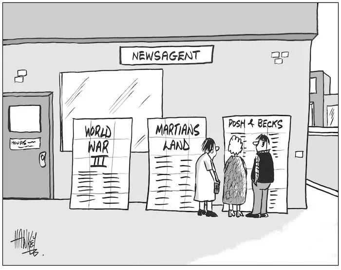 World War III. Martians Land. Posh & Becks. 22 April, 2004.