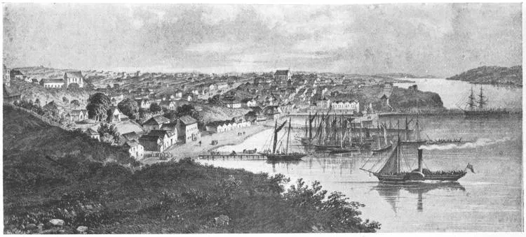 No. 3, Auckland, New Zealand (from Britomart Barrack), 1852