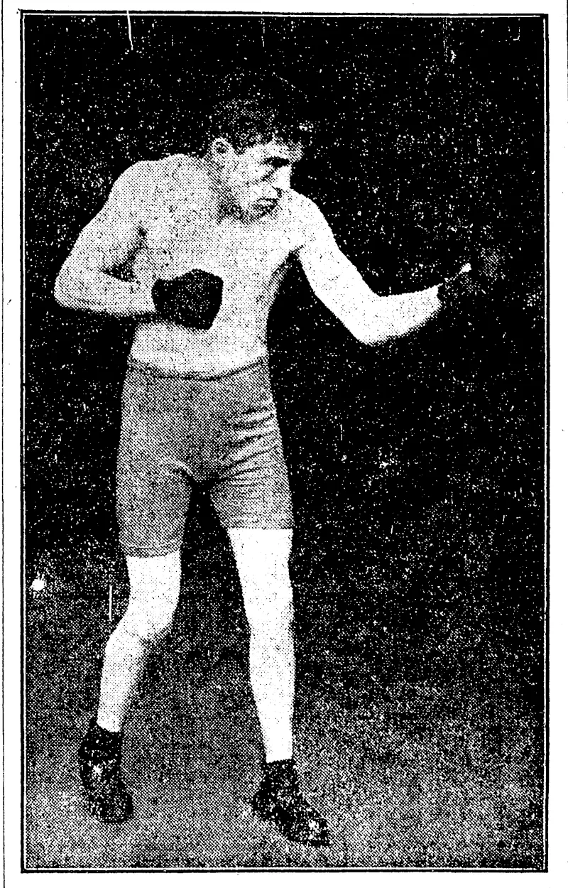 KID LEWIS,  The London lud who beat Hughie Mehegan. (NZ Truth, 27 June 1914)