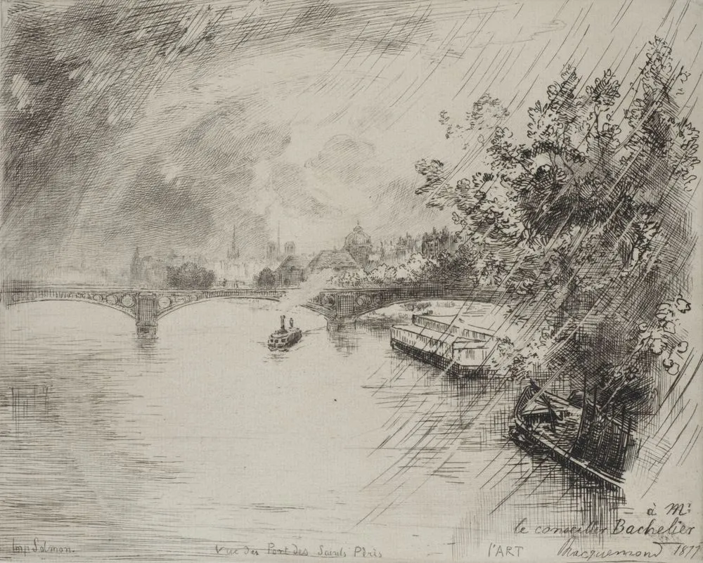 Vue du Pont des Saints-Pères