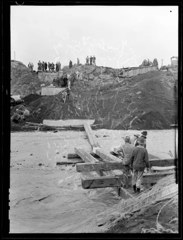 Image: Tangiwai Railway Bridge Reconstruction, 1953