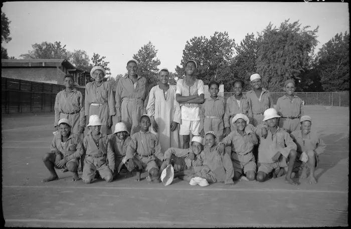 Ball boys at the Maadi Sporting Club