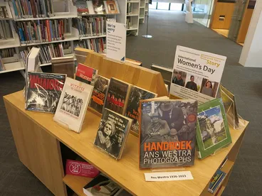 Ans Westra display at at Tūranga Image: Ans Westra display at at Tūranga