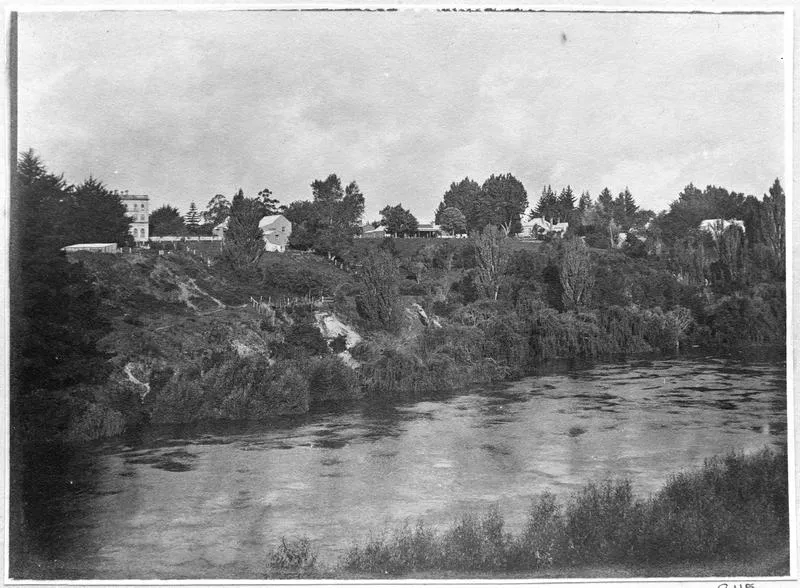 Waikato River east bank from the west side.