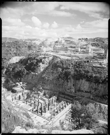 Image: Hydroelectric station at Maraetai - Photograph taken by E P Christensen