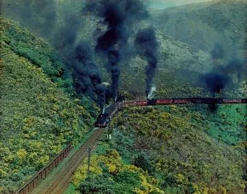 Train on Rimutaka Incline : digital image