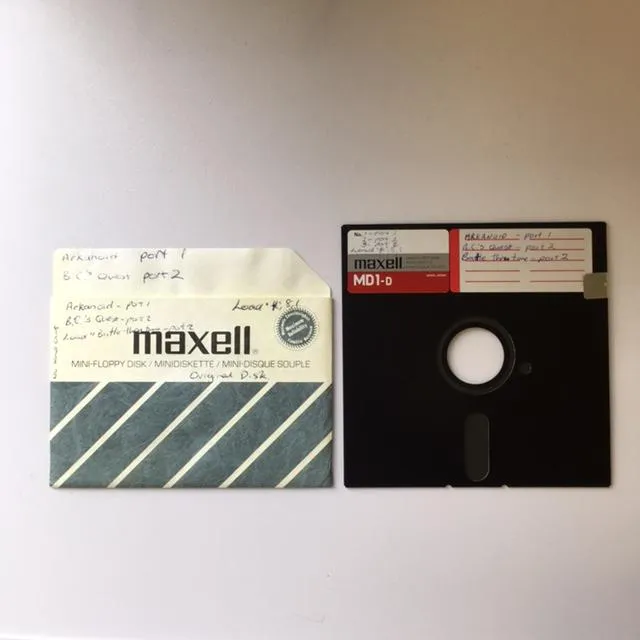 Floppy Disk Compilation of Games for Commodore 64