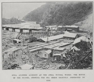 Image: Still Another Accident At The Otira Tunnel Works