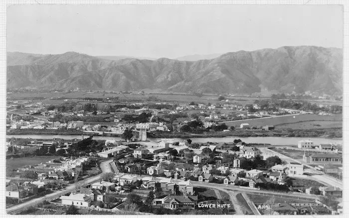 Creator unknown : Photograph of Lower Hutt taken by David James Aldersley