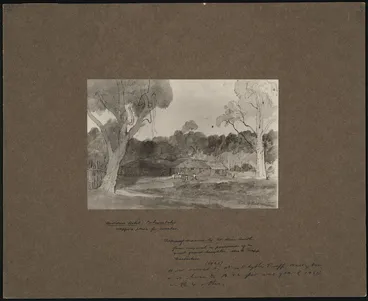 Image: [Smith, William Mein] 1799-1869 :Hodder's Hotel, Pakaratahi. A stopping place for coaches. [1859? Photographed by Mr Shankland]