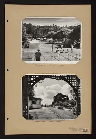 Image: Redwood Park camping ground, 1950s