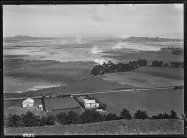 Image: Manukau Harbour from Māngere Mountain, 1923