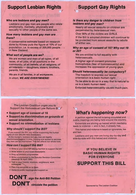 Homosexual Law Reform submission