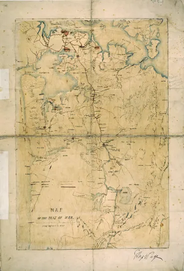 Image: Map of the seat of war