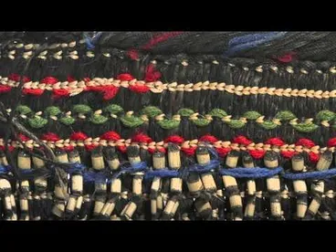 Image: Dr Maureen Lander -- adopting new sewing techniques